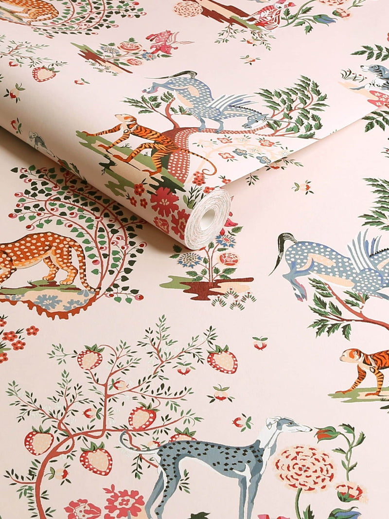 Cath Kidston Painted Kingdom A4 wallpaper sample, UK version
