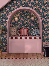 Next Cath Kidston Navy Strawberry Garden Rose Wallpaper Sample A4- Buy online at McGrocer