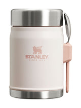 Stanley Rose Quartz Food Jar with Spork Insulated Food Container 0.4L