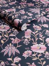 Next Cath Kidston Navy Friendship Garden 10M Wallpaper- Buy online at McGrocer