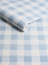 Next Cath Kidston Blue Painted Gingham Wallpaper 10m x 52cm- Buy online at McGrocer