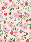 Cath Kidston Spring Strawberry wallpaper 10m roll, imported from the UK
