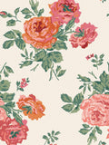 Cath Kidston Pink Blooms Archive Rose 10M Wallpaper