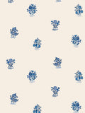 Cath Kidston Blue Kingdom Posey wallpaper 10m, UK version