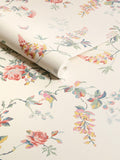 Cath Kidston spring birds and roses wallpaper 10m roll (British brand)