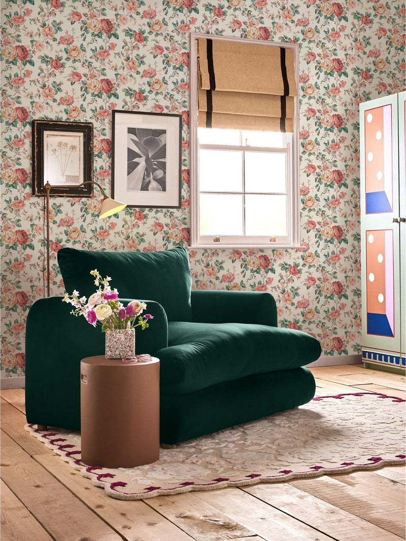 Cath Kidston Autumn Garden Rose wallpaper, imported from the UK
