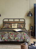 Morris & Co Black Seaweed duvet set, imported from the UK