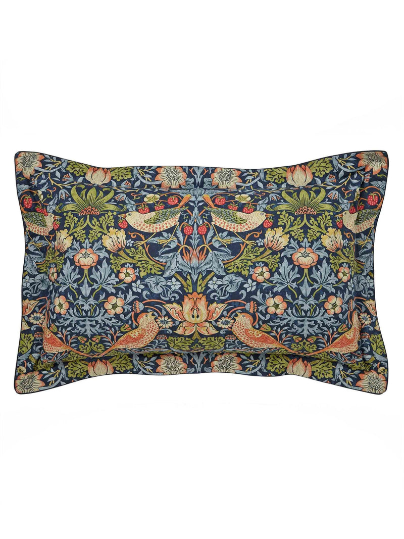 Morris & Co Strawberry Thief duvet cover and pillowcase set, imported from the UK