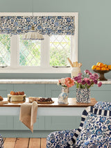 Next Cath Kidston Peaceful Day Blue Peel & Stick Wallpaper Sample (A5)- Buy online at McGrocer