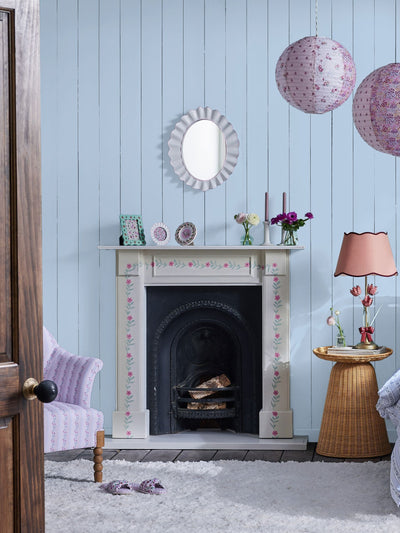 Next Cath Kidston Pencil Pot Blue Peel & Stick Wallpaper A5 Sample- Buy online at McGrocer
