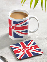 Next Loveabode Personalised Union Jack Ceramic Mug 11oz- Buy online at McGrocer
