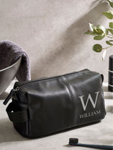 Next Personalised Name & Initial Mens Washbag- Buy online at McGrocer
