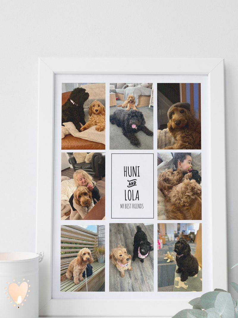 Loveabode personalised photo frame 21x29.5cm, imported from the UK