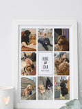 Loveabode personalised photo frame 21x29.5cm, imported from the UK
