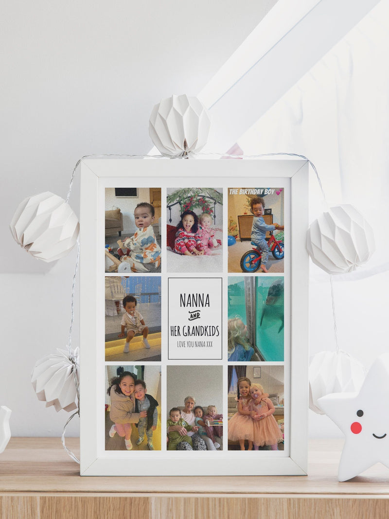 Loveabode personalised photo frame 21x29.5cm, imported from the UK