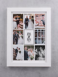 Loveabode personalised photo frame 21x29.5cm, imported from the UK