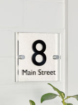 Next Loveabode Personalised Square House Sign 15cm x 15cm- Buy online at McGrocer