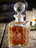 Loveabode Stag Crystal Decanter 0.8L, imported from the UK