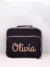 Next Personalised Lunch Bag - Black, Navy, Pale Blue, or Pale Pink- Buy online at McGrocer