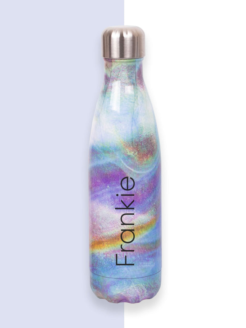 Loveabode personalised cosmic water bottle 500ml stainless steel - British product