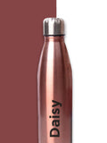 Loveabode personalised stainless steel water bottle 500ml (British brand)