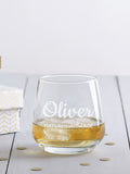 Loveabode La-Rock Personalised Tumbler Glass, imported from the UK