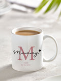 Loveabode Personalised Est Mummy Mug 11oz, UK version