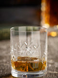 Loveabode personalised whisky tumbler crystalite glass 320ml, imported from the UK