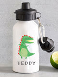Loveabode personalised dinosaur kids bottle 400ml, UK version