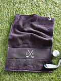 Loveabode personalised golf towel 40x60cm, imported from the UK