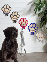 Next Personalised Paw-shaped Dog Lead Hook 15cm x 18cm- Buy online at McGrocer
