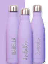 Next Loveabode Purple Personalised Pastel Water Bottle- Buy online at McGrocer