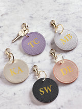 Next Personalised PU Round Keyring - 7cm- Buy online at McGrocer