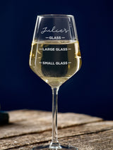 Next Loveabode Personalised Measure Wine Glass 13oz/37cl- Buy online at McGrocer