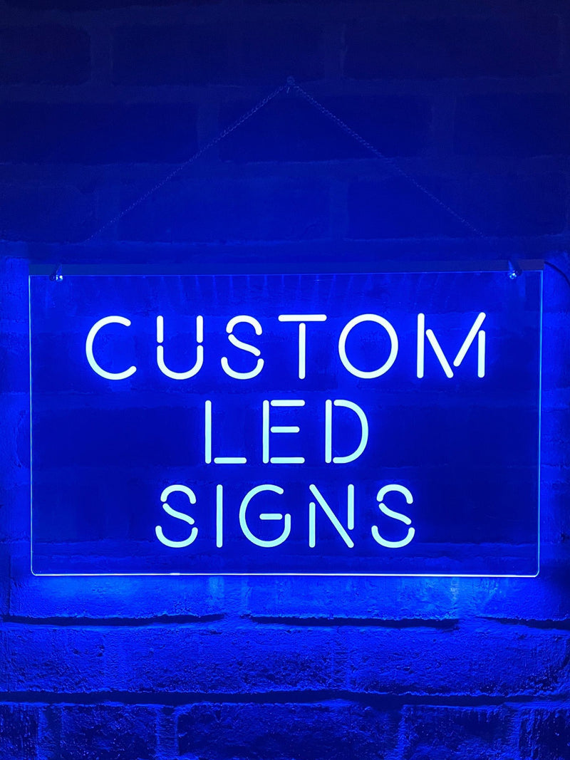 Loveabode custom LED sign multicolour music controlled 50cm x 30cm, UK version