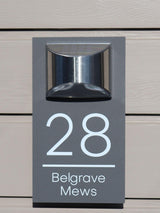 Next Personalised Solar House Sign 25cm x 14cm- Buy online at McGrocer