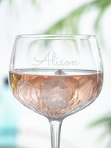 Next Loveabode Personalised Large Gin Glass- Buy online at McGrocer
