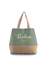 Next Sage Green Jute Bag- Buy online at McGrocer