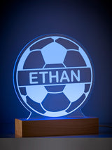 Next Personalised LED Football Night Light- Buy online at McGrocer