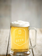 Next Loveabode Personalised Traditional Shape Beer Tankard Glass 0.67L- Buy online at McGrocer