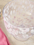 Pink Confetti Large Trifle Serving Bowl, imported from the UK