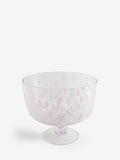 Pink Confetti Large Trifle Serving Bowl, imported from the UK