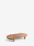 Wood footed medium serving board, imported from the UK
