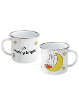 Next Star Editions Personalised Miffy Shining Bright White Enamel Mug 10oz- Buy online at McGrocer