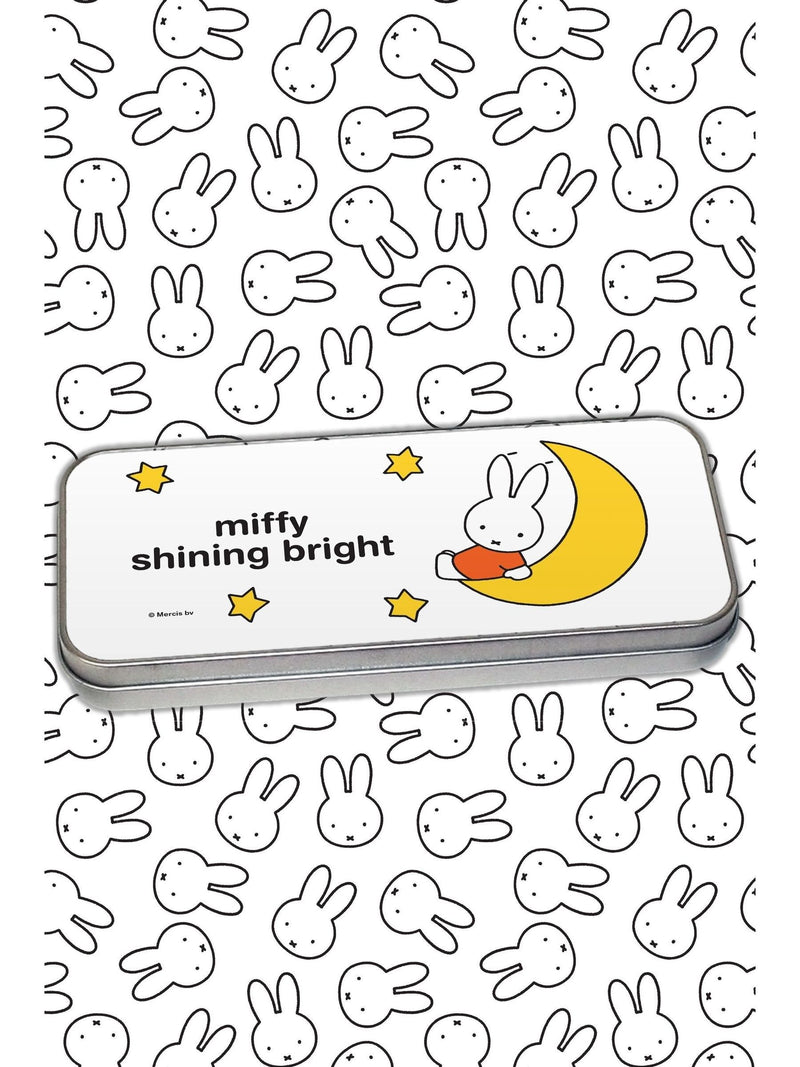 Star Editions Miffy Shining Bright personalised pencil tin, imported from the UK