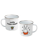 Next Star Editions Personalised Musical Miffy Enamel Mug 10oz- Buy online at McGrocer