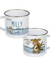 Next Star Editions Gruffalo's Child Personalised Enamel Mug- Buy online at McGrocer