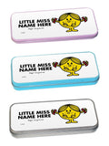 Star Editions Little Miss black pencil tin (British brand)