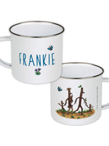 Next Star Editions Personalised Stick Family Enamel White Mug- Buy online at McGrocer