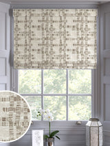 Next Champagne Gold Lustre Jacquard Roman Blind- Buy online at McGrocer